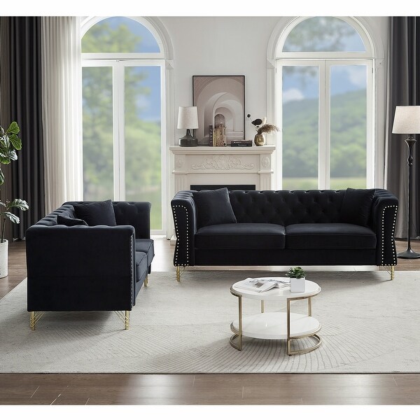2seater + 3seater Combination Sofa with Rolled Arms and 2seater + 3seater Combination Sofa with Rolled Arms and